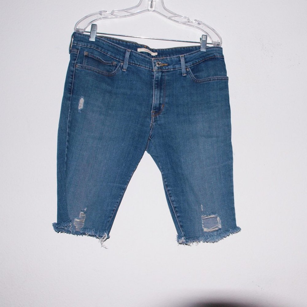 Levi's Blue Jean Shorts Classic Denim Style